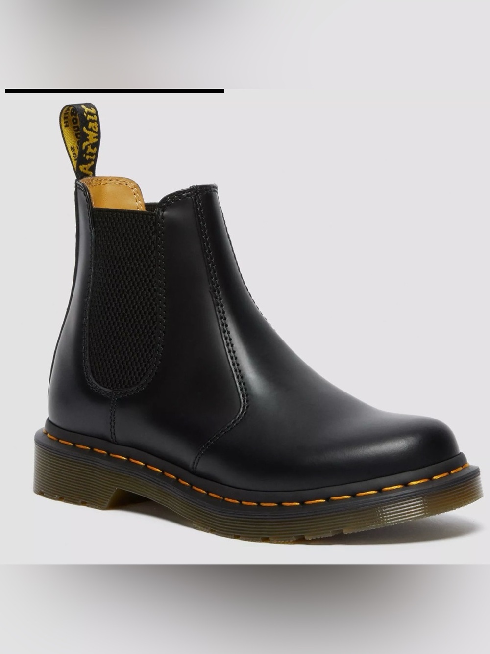 Dr Martens Black 2976 Chelsea Boots . Size 7